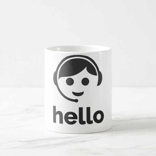 Call center magische mok (Center)