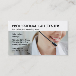 Call Center Marketing Visitekaartje