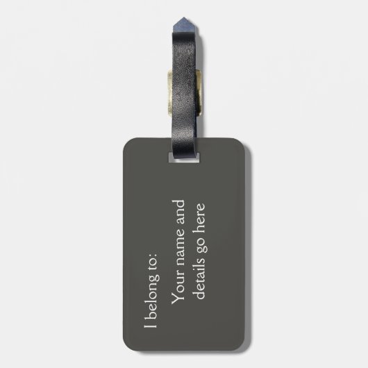 Call Duck Bagagelabel (Achterkant verticaal)