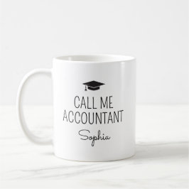 Call Me Accountant Personalized Name Koffiemok