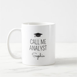 Call Me Analyst Personalized Name Koffiemok