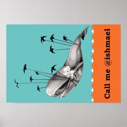 Call me @ishmael Poster (Voorkant)