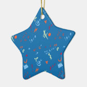 Call Me Love beroemd gemaakt door Pattern Keramisch Ornament (Links)