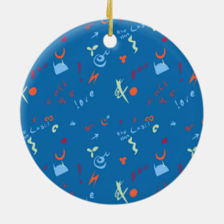 Call Me Love beroemd gemaakt door Pattern Keramisch Ornament