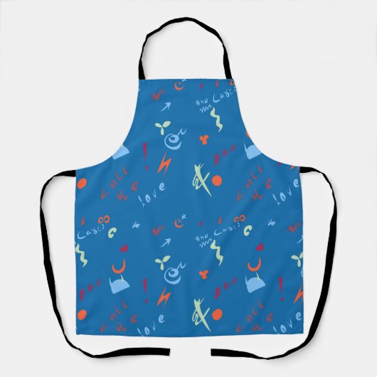 Call Me Love beroemd gemaakt door Pattern Schort (Voorkant)