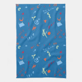 Call Me Love beroemd gemaakt door Pattern Theedoek (Verticaal)