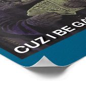 Call Me Magic Cuz I Be Gathering Cat Wizard Meme B Poster (Hoek)