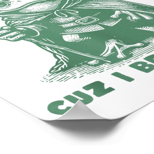 Call Me Magic Cuz I Be Gathering, Funny Wizard Fro Poster (Hoek)