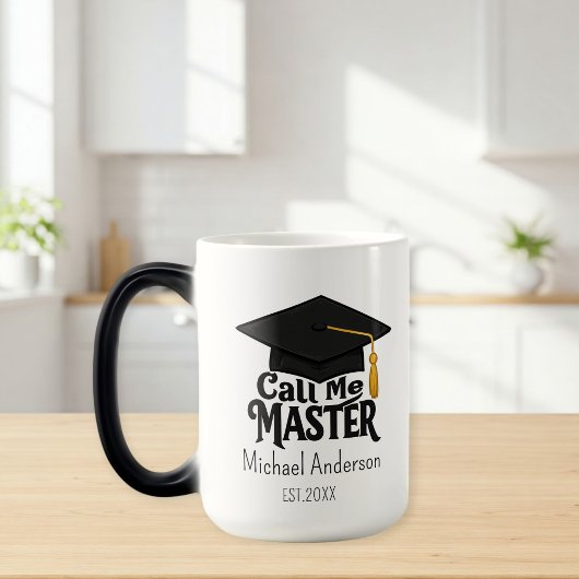 Call me Master - Customizable magic Mug  Magische Mok