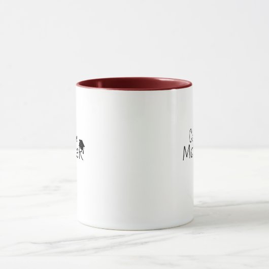 Call me Master - Customizable Mug - Degree - Mok (Midden)