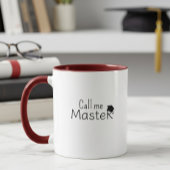 Call me Master - Customizable Mug - Degree - Mok