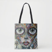 Call Me Mystic Canvas tas beroemd gemaakt door DAK (Voorkant)