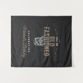 Call Me Old Fashioned Birthday Party Backdrop Wandkleed (Voorkant (horizontaal))