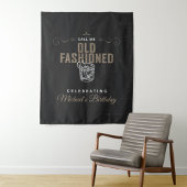 Call Me Old Fashioned Birthday Party Backdrop Wandkleed