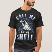 Call Me On My Shell Phone Beach T-shirt (Voorkant)