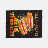 Call Me The Vet Cause I Be Puttin' These Dogs Down Fleece Deken (Voorkant (Horizontaal))