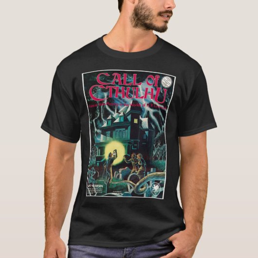 Call of Cthulhu 1st Edition Cover Classic T-Shirt (Voorkant)