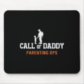 Call Of Daddy Parenting Ops Fun Fathers Day Dad Pa Muismat (Voorkant)