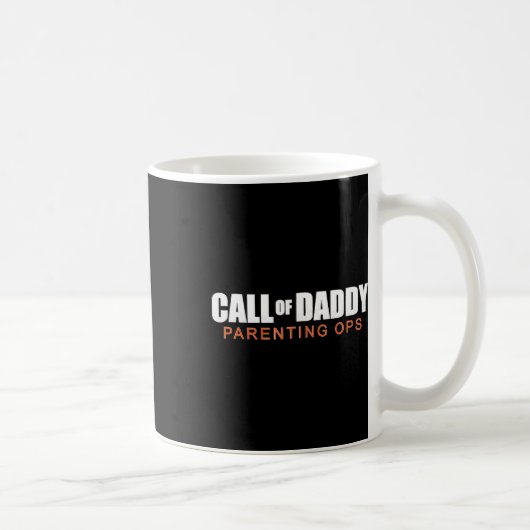 Call Of Daddy Parenting Ops Gamer Dad Humor Koffiemok (Rechts)
