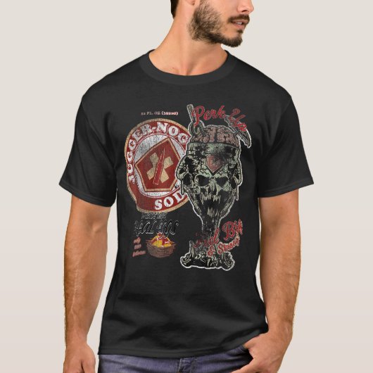 Call Of Duty Jugger-Nog Frisdrank Collage Video T-shirt (Voorkant)