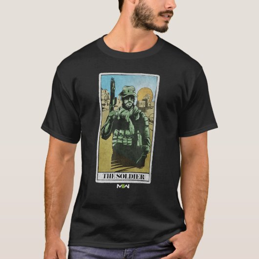 Call of Duty Modern Warfare 2 The Soldier Desert C T-shirt (Voorkant)