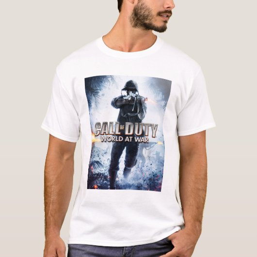 Call of Duty World at War cover  T-shirt (Voorkant)