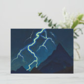 Call of the Heaven, Lightning by Nicholas Roerich Bedankkaart (Staand voorkant)
