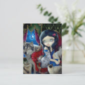 "Call of the Night" Briefkaart (Staand voorkant)