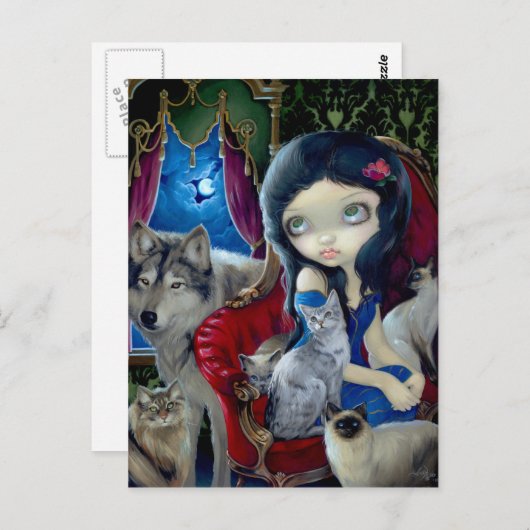 "Call of the Night" Briefkaart (Voorkant / Achterkant)