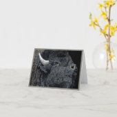 "Call of the Prairie" - Bison Kaart (Gele Bloem)