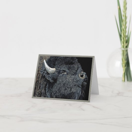 "Call of the Prairie" - Bison Kaart (Voorkant)