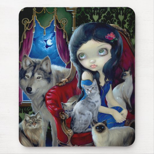 "Call the Night" Mousepad Muismat (Voorkant)