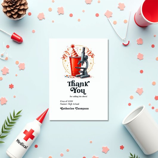 Call the Shots beroemd gemaakt door Funny Nurse Af Bedankkaart