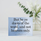 Call to Action James 1-22 Briefkaart (Staand voorkant)