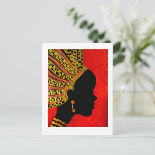 Call to Egypt II briefkaart beroemd gemaakt door A (Staand voorkant)