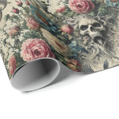 Call to the Night Gallery – Gothic Victorian Cadeaupapier (Rol Hoek)