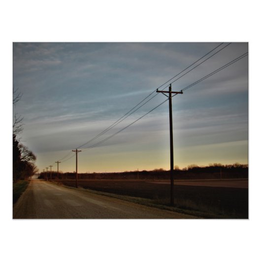 "Call to the Open Road" Foto Afdruk (Voorkant)