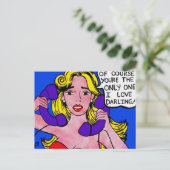 Call Waiting, Comic Art-producten Briefkaart (Staand voorkant)