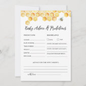 CALLA Baby shower advies en voorspellingen Kaart (Voorkant)