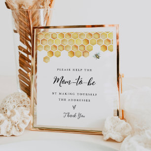 CALLA Bee Adres het Envelopteken Poster