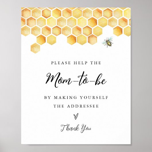 CALLA Bee Adres het Envelopteken Poster (Voorkant)