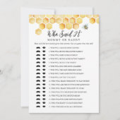 CALLA Bee die zei Het Mama Papa Baby Game Kaart (Voorkant)