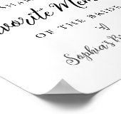 CALLA Bee Favoriete Geheugen Vrijgezellenfeest Sig Poster (Hoek)