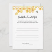 CALLA Bee Raad de Sweet Mess Game Kaart (Voorkant)