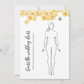 CALLA Bee raden de jurk Vrijgezellenfeest spel Kaa Kaart (Voorkant)