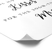 CALLA Bee raden hoeveel kussen Vrijgezellenfeest s Poster (Hoek)