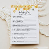 CALLA Bee Twintig vragen over het bruidsspel Kaart