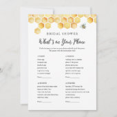 CALLA Bee Wat is er op uw telefoon Vrijgezellenfee Kaart (Voorkant)