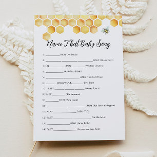 CALLA Bijennaam die Baby Song Game Kaart