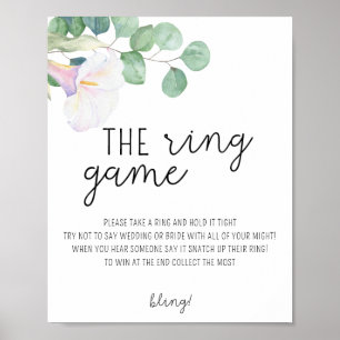 Calla bloem - Doe er een ring omheen spelposter Poster